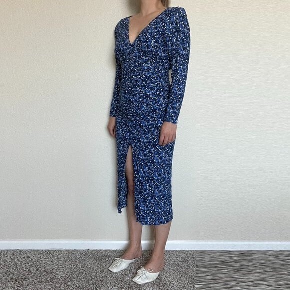 Zara Floral Dress Size M - Picture 2 of 8